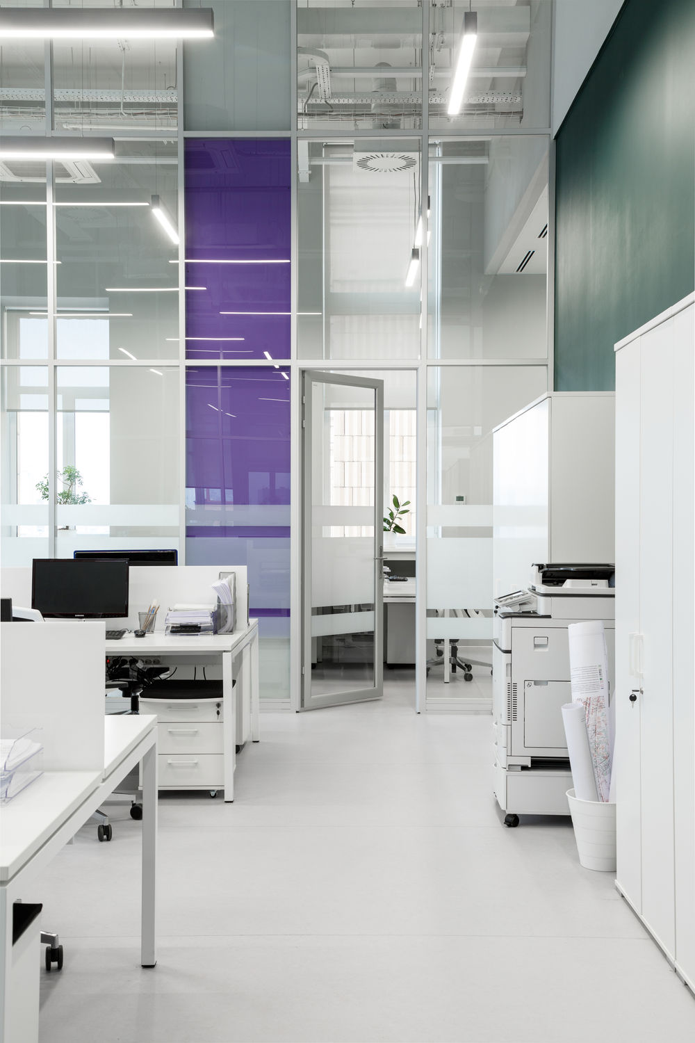 Фото Двери в алюминиевой обвязке