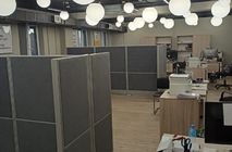 Nayada установила мобильные перегородки серии Nayada-Optima+ в офисе администрации супермаркетов Small.