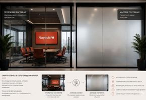NAYADA-SmartGlass: приватность одним касанием.